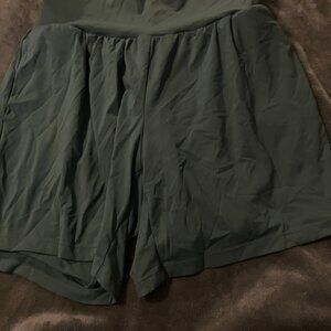 Halara SoftlyZero Airy Super High Waisted 2-in-1 Cool Touch Yoga Shorts